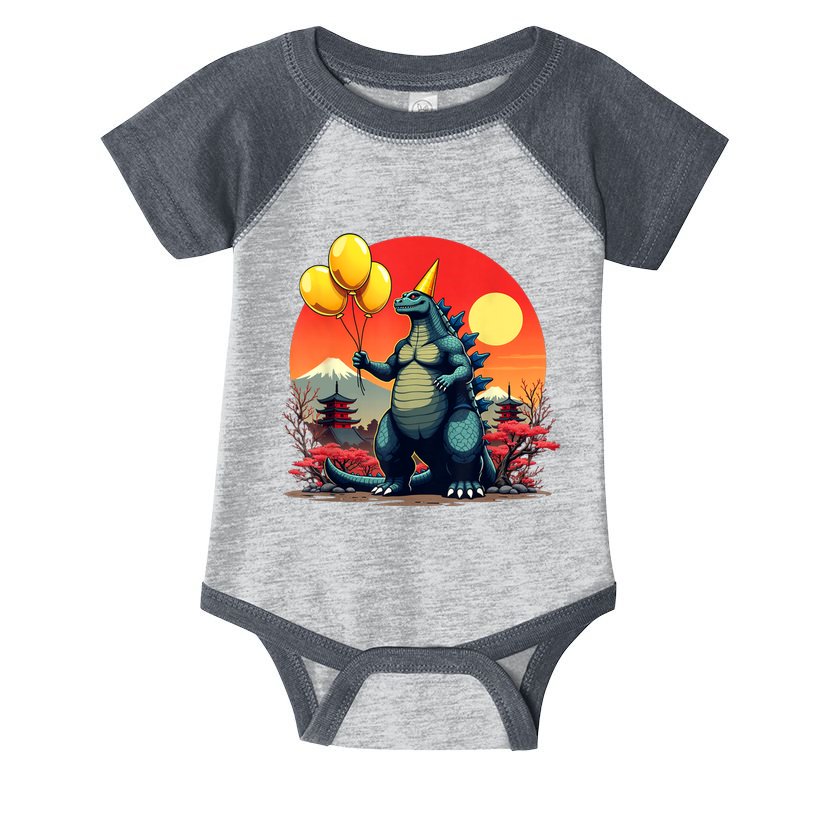 Kaiju Birthday Japan Monster Movie Bday Party Decorations Infant Baby Jersey Bodysuit