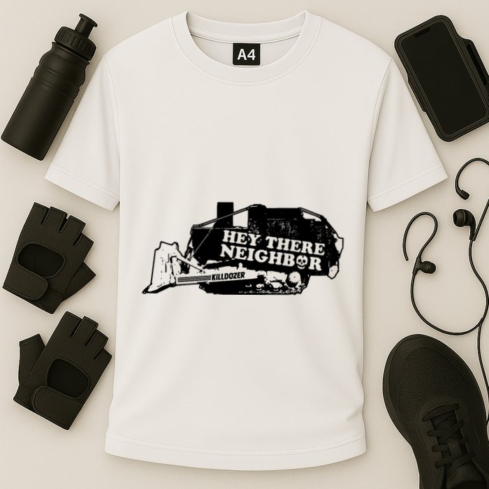 Killdozer Bulldozer Cooling Performance Crew T-Shirt