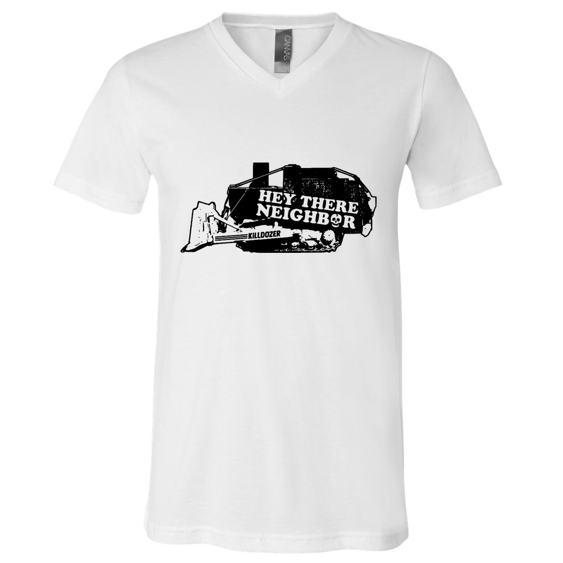Killdozer Bulldozer V-Neck T-Shirt