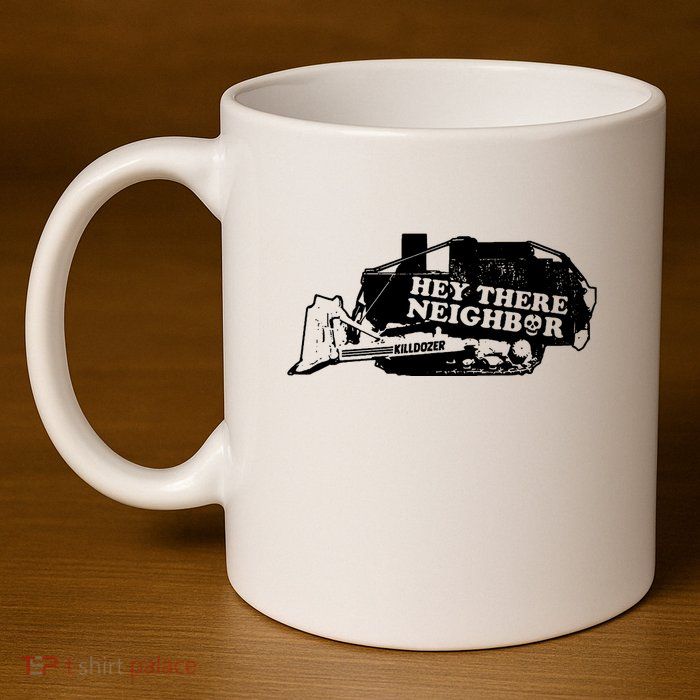 Killdozer Bulldozer 11oz C Handle Ceramic Mug