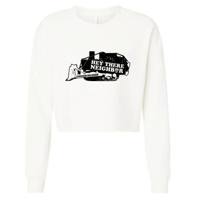 Killdozer Bulldozer Cropped Pullover Crew