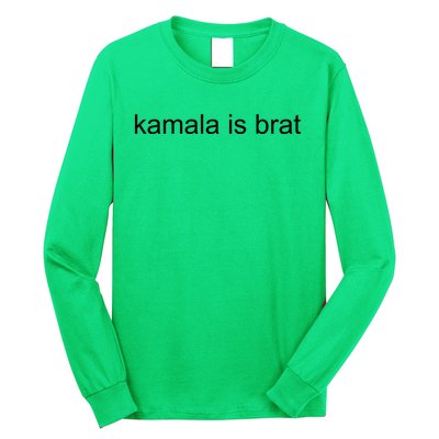 Kamala Brat Long Sleeve Shirt