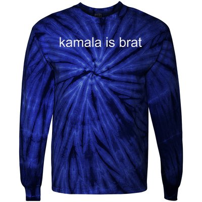 Kamala Brat Tie-Dye Long Sleeve Shirt