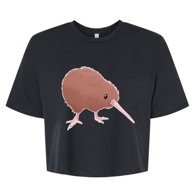 Kiwi Bird Bella+Canvas Jersey Crop Tee