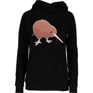 Kiwi Bird Womens Funnel Neck Pullover Hood