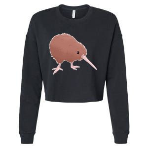 Kiwi Bird Cropped Pullover Crew