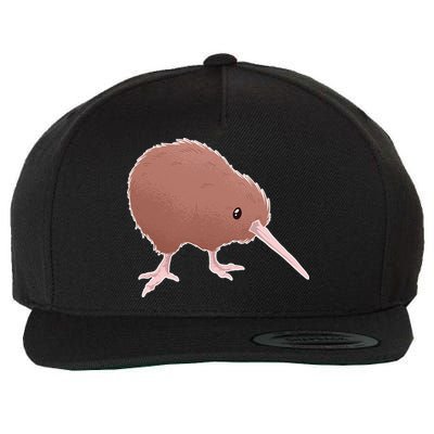 Kiwi Bird Wool Snapback Cap