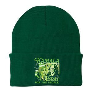 Kamala Brat Knit Cap Winter Beanie