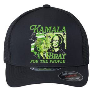 Kamala Brat Flexfit Unipanel Trucker Cap