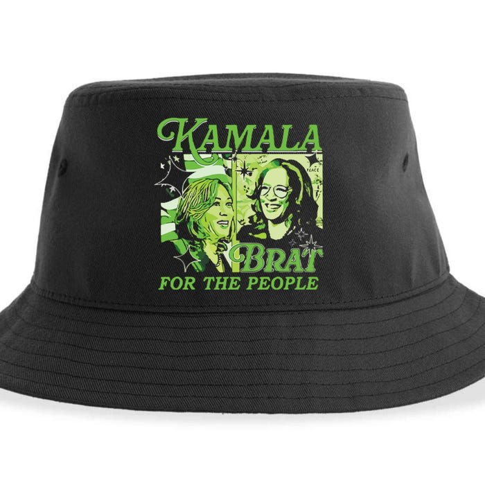 Kamala Brat Sustainable Bucket Hat