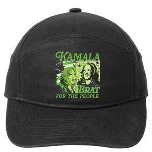 Kamala Brat 7-Panel Snapback Hat