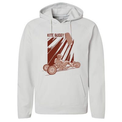 Kite Buggy Performance Fleece Hoodie