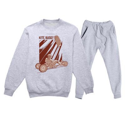 Kite Buggy Premium Crewneck Sweatsuit Set