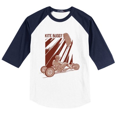 Kite Buggy Baseball Sleeve Shirt