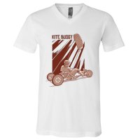 Kite Buggy V-Neck T-Shirt