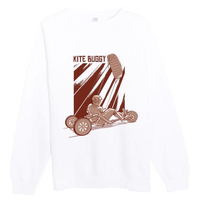 Kite Buggy Premium Crewneck Sweatshirt