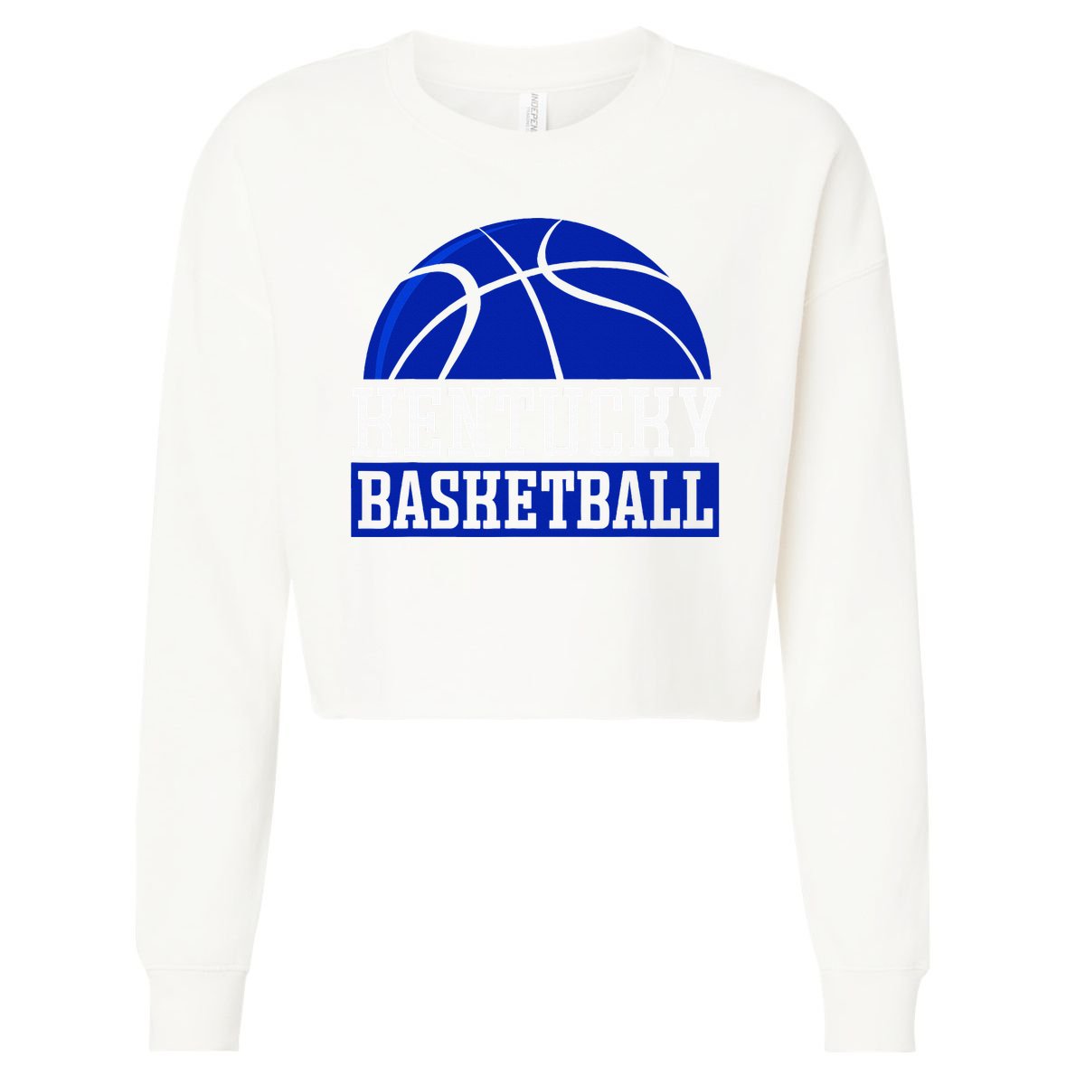 Kentucky Basketball Cropped Pullover Crew