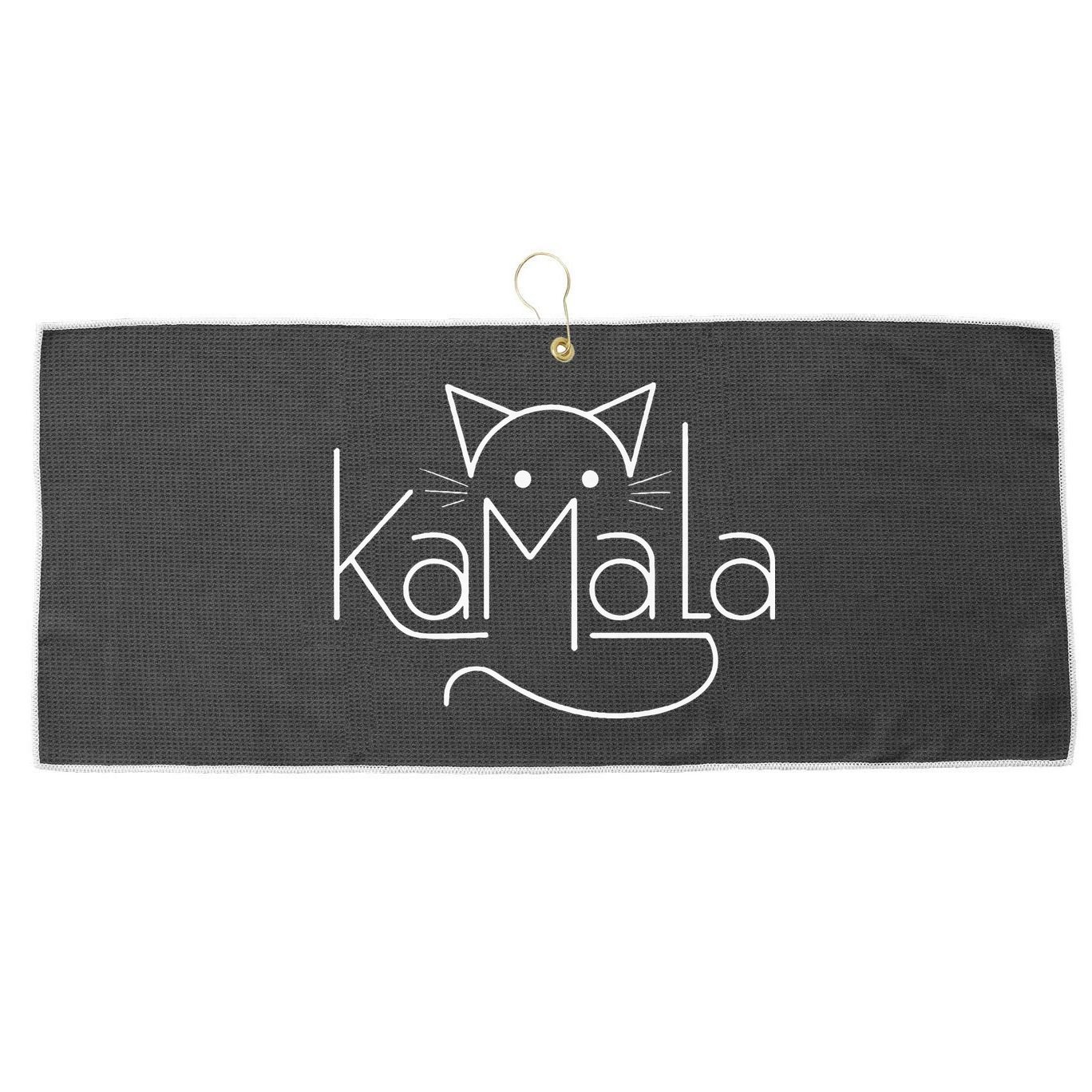Kamala Babe Kamala Harris Tim Walz Waltz Premium Large Microfiber Waffle Golf Towel