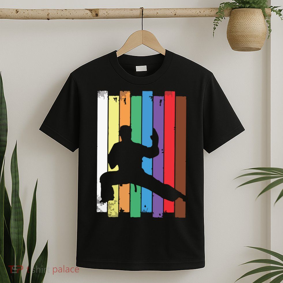 Karate Belt Karate Silhouette Martial Arts T-Shirt