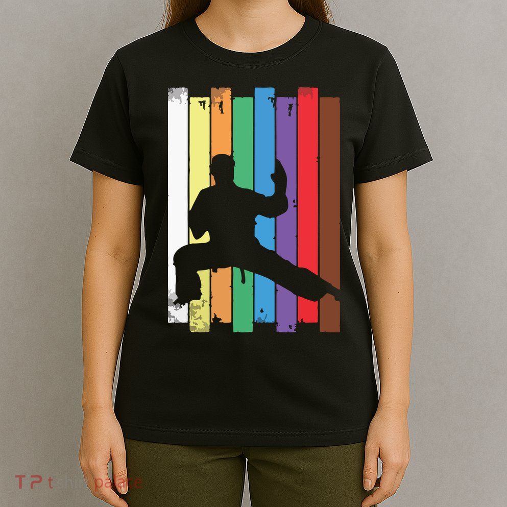 Karate Belt Karate Silhouette Martial Arts T-Shirt