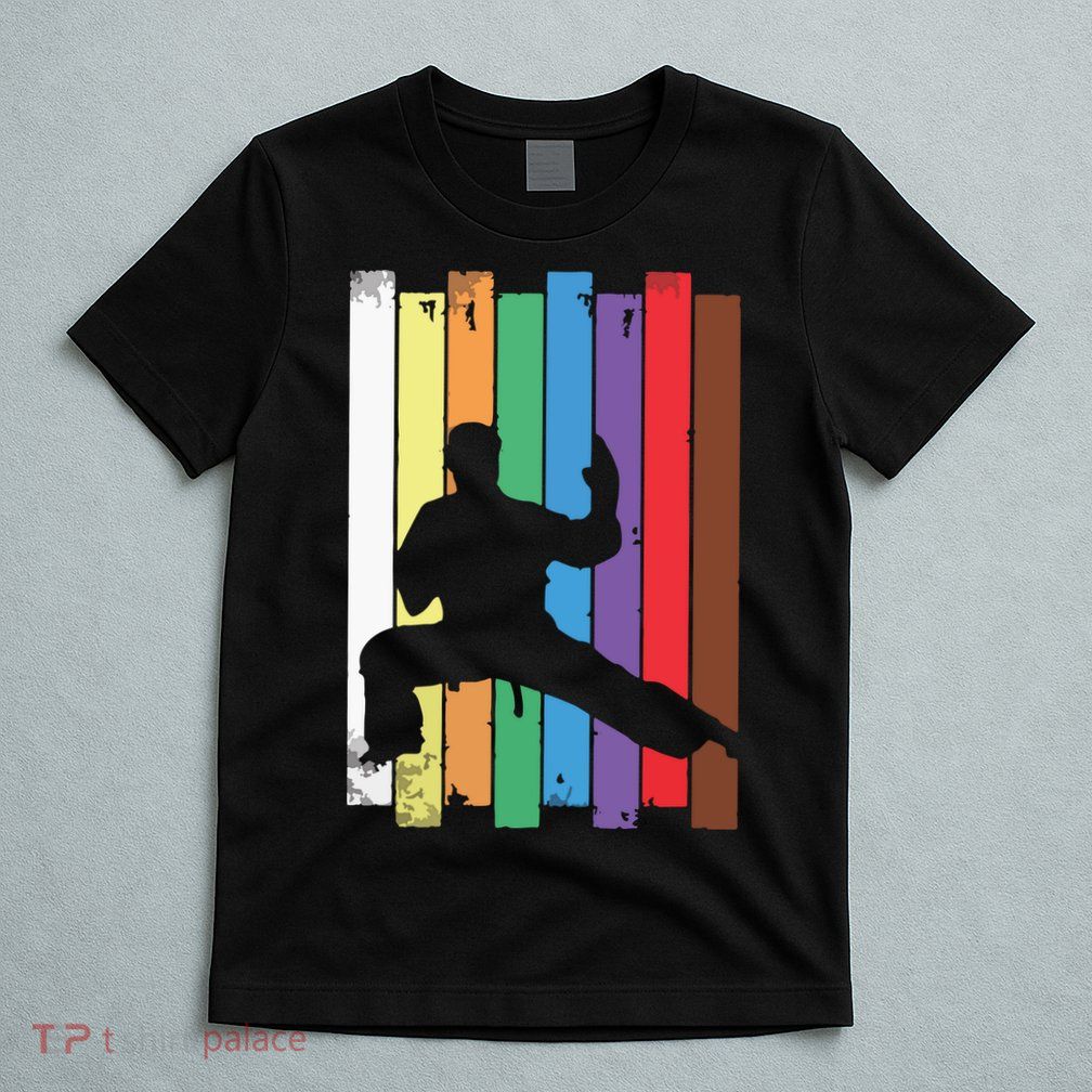 Karate Belt Karate Silhouette Martial Arts T-Shirt