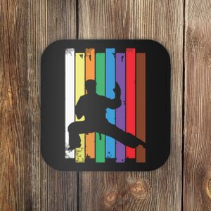 Karate Belt Karate Silhouette Martial Arts Coaster