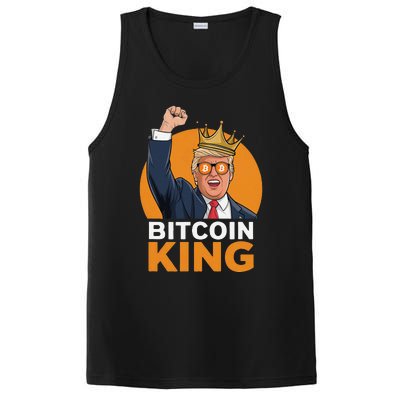 Kawaii Bitcoin King Trump Crypto Shades Bitcoin Evolution PosiCharge Competitor Tank