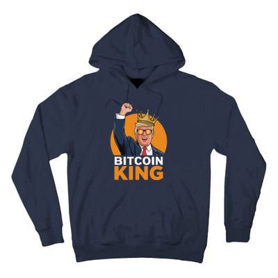 Kawaii Bitcoin King Trump Crypto Shades Bitcoin Evolution Tall Hoodie