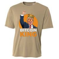 Kawaii Bitcoin King Trump Crypto Shades Bitcoin Evolution Cooling Performance Crew T-Shirt