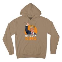 Kawaii Bitcoin King Trump Crypto Shades Bitcoin Evolution Hoodie