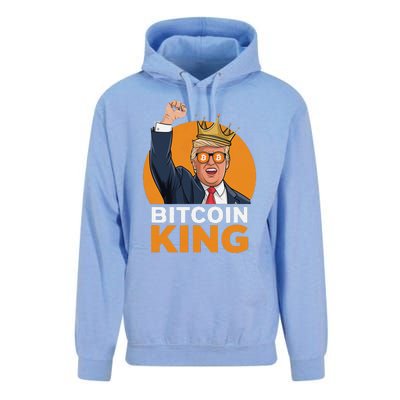 Kawaii Bitcoin King Trump Crypto Shades Bitcoin Evolution Unisex Surf Hoodie