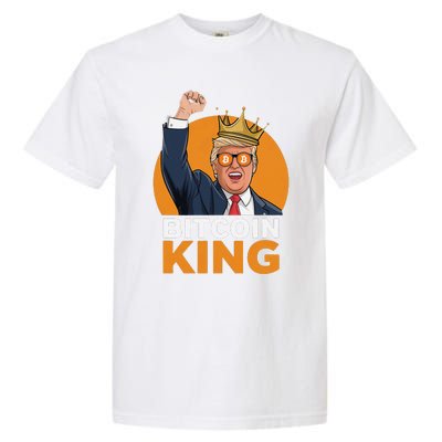 Kawaii Bitcoin King Trump Crypto Shades Bitcoin Evolution Garment-Dyed Heavyweight T-Shirt