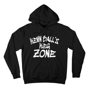 Kevin BallS Keg Zone Funny Hoodie