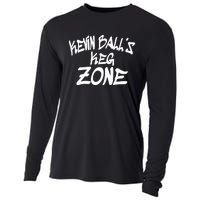 Kevin BallS Keg Zone Funny Cooling Performance Long Sleeve Crew