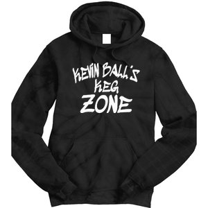 Kevin BallS Keg Zone Funny Tie Dye Hoodie