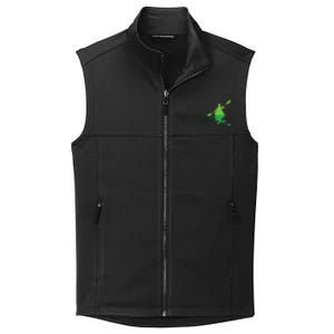 Kayak Boat Kayaking Paddling Graphic Kayaker Silhouette Collective Smooth Fleece Vest