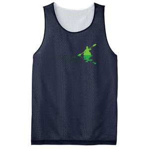 Kayak Boat Kayaking Paddling Graphic Kayaker Silhouette Mesh Reversible Basketball Jersey Tank