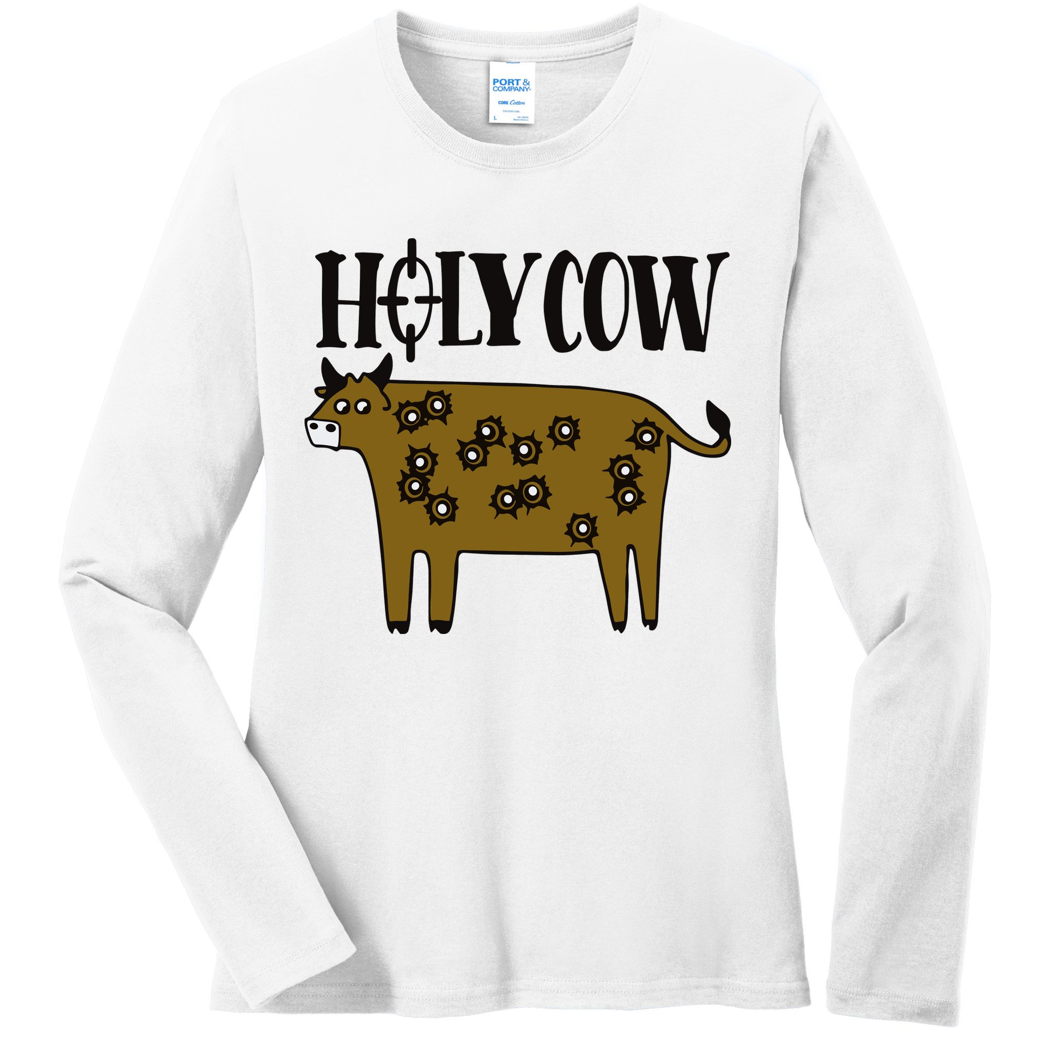 Kentucky Ballistics Kb Holy Cow Ladies Long Sleeve Shirt