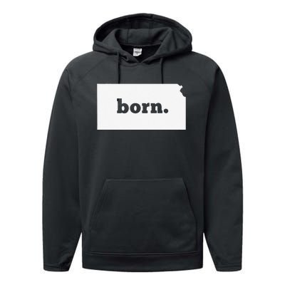 Kansas Born Performance Fleece Hoodie