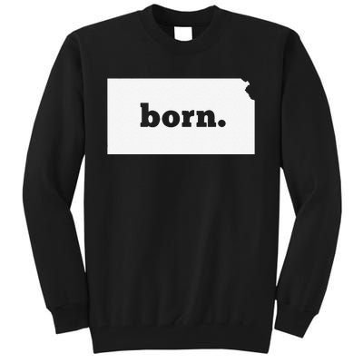 Kansas Born Tall Sweatshirt