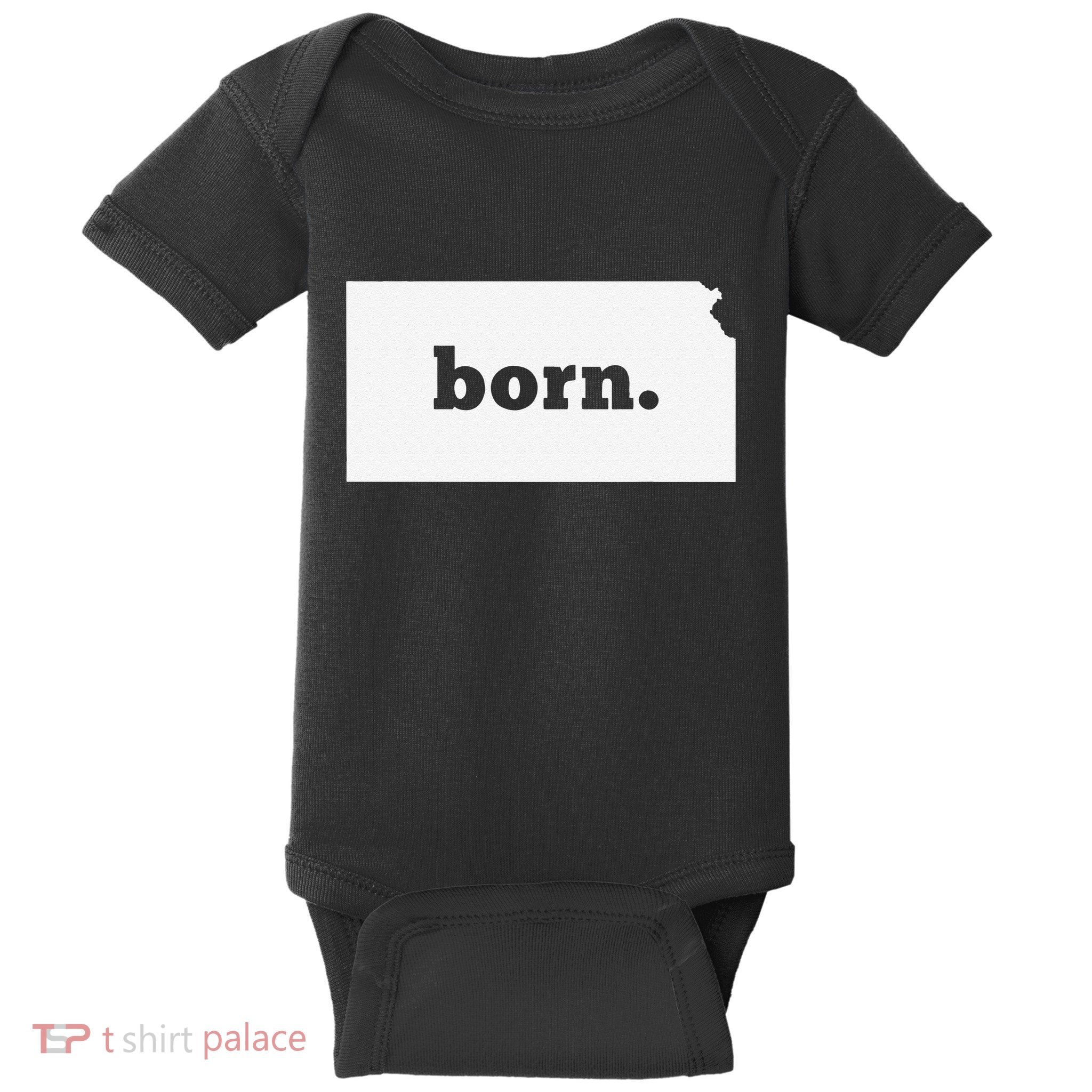 Kansas Born Baby Bodysuit
