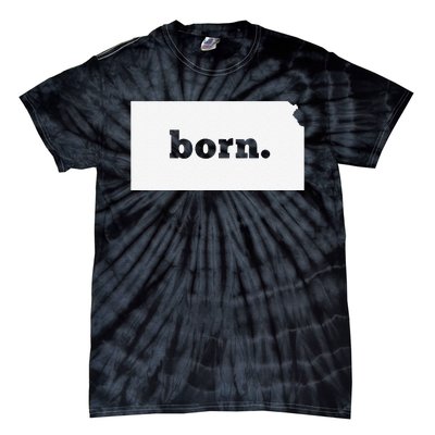 Kansas Born Tie-Dye T-Shirt