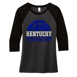 Kentucky Basketball Women's Tri-Blend 3/4-Sleeve Raglan Shirt