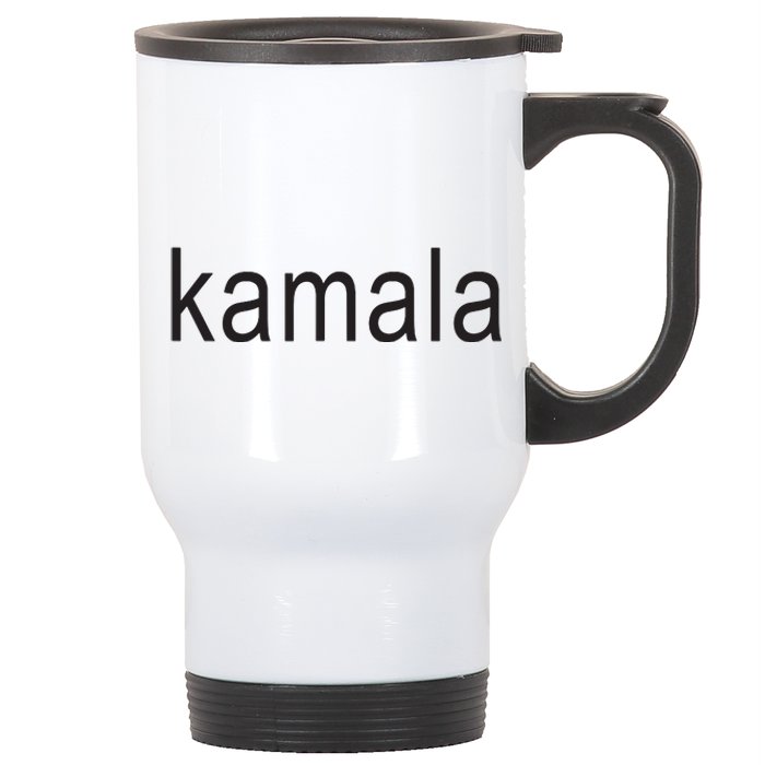 Kamala Brat Kamala Harris For President 2024 Stainless Steel Travel Mug