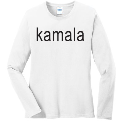 Kamala Brat Kamala Harris For President 2024 Ladies Long Sleeve Shirt