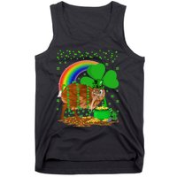 Kiwi Bird Lover Shamrock Rainbow Kiwi Bird St Patrick's Day Tank Top