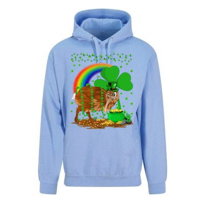 Kiwi Bird Lover Shamrock Rainbow Kiwi Bird St Patrick's Day Unisex Surf Hoodie