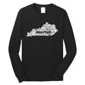 Kentucky Bourbon Love Home State Long Sleeve Shirt