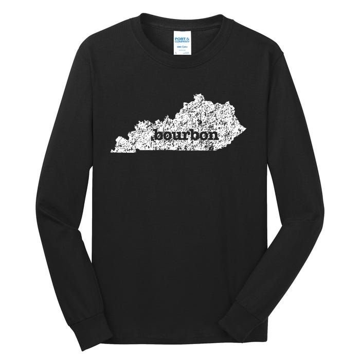 Kentucky Bourbon Love Home State Tall Long Sleeve T-Shirt