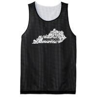 Kentucky Bourbon Love Home State Mesh Reversible Basketball Jersey Tank